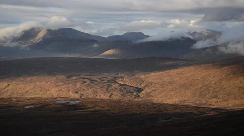 Mountains in Scotalnd Stock Footage 44282579