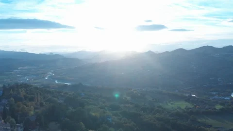 From mountains to sea of Emilia Romagna 스톡 동영상 97945585