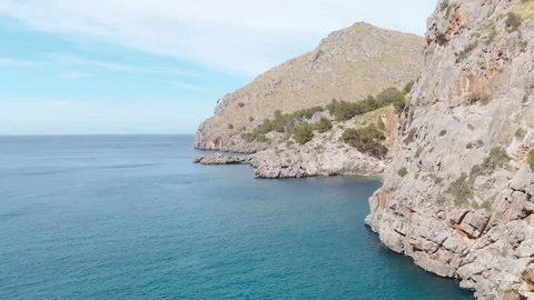 Mountains by the sea Stock Footage 126911475