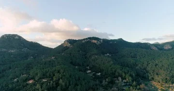 Mountains sky blue Video stock 85733660