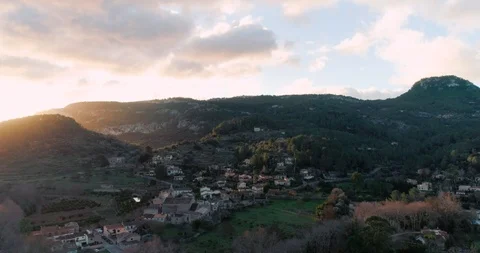 Mountains sky blue sun Stock-Footage 85733301