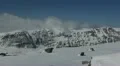 Mountains Snow Covered Winter Landscape Winterscape Idyllic Scene Blue Sky Day HD Footage
