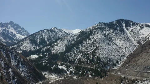 Mountains in the snow Vidéo 237751958