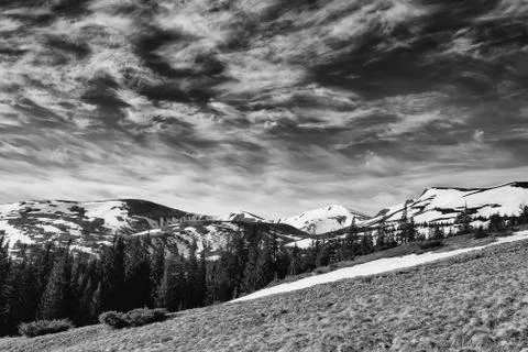 Mountains with snow Photos