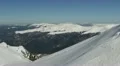 Mountains Snow Winter Landscape Travel Vacation Tourism Sightseeing Blue Sky Day HD Footage