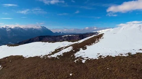 Mountains in spring Stock Footage 75057312