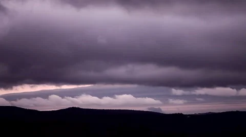 Mountains before a storm Stock Footage 51332480