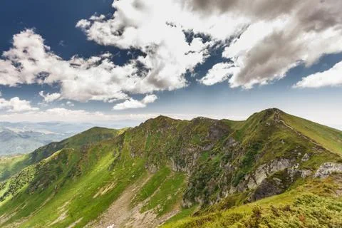 Mountains in summer Stock Photos