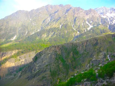 The mountains in summer Stock Photos