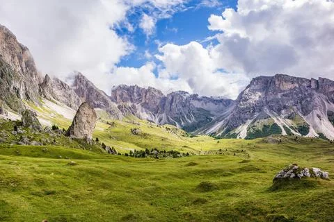 Mountains, Summit, Meadow image Stock Photos