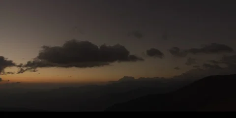 Mountains Sunset Sky clouds, 4k, 6k, Red, Raw Stock Footage 104073891