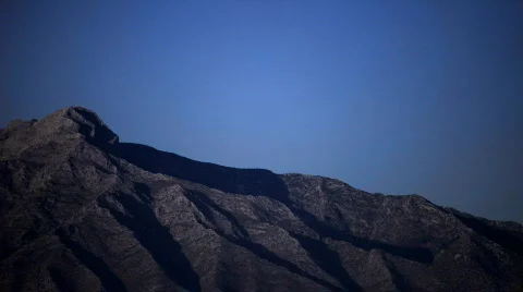 Mountains at sunset timelapse Stock Footage 514614