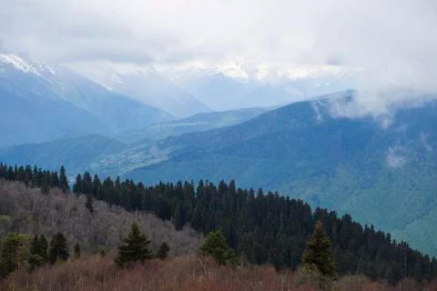 Mountains in svaneti Stock-Fotos