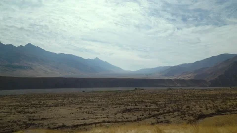 Mountains of tajikistan in the rays of the setting sun, time laps Stock-Footage 138871756