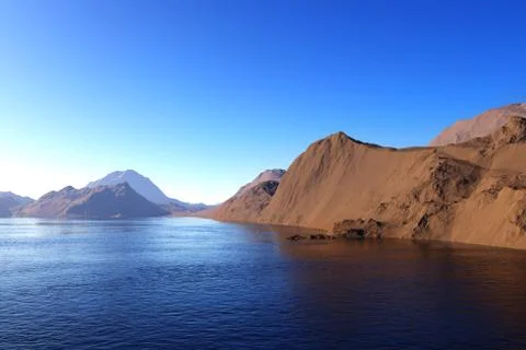 Mountains terrain Stock Illustration