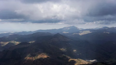 Mountains Timelapse in the Basque country Video stock 150621509