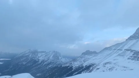 Mountains Timelapse with Clouds Stock-Footage 154295016