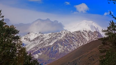 Mountains timelapse Stock Footage 98757522