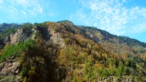 Mountains top view 库存影片 130244174