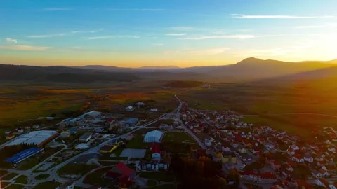 Mountains Touch the Clouds Stock Footage 307883358