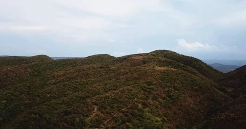 Mountains tracking aerial Video stock 97359955