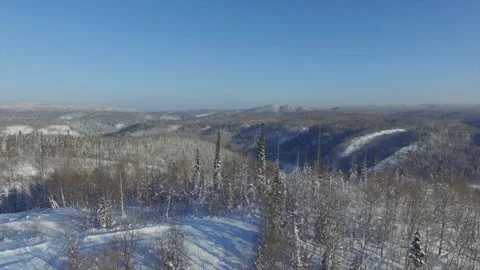 Mountains, trails from the quadrocopter Stock-Footage 103308349