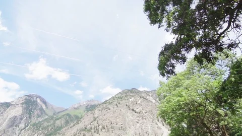 Mountains trees and cables Stock Footage 110625981