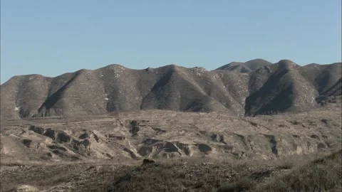 Mountains under blue sky Video stock 249505936