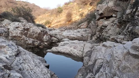 Mountains valley in rain water. Stock Footage 170118285