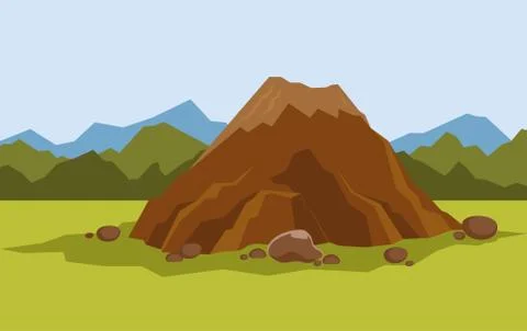 Mountains Vector illustration Illustrazione stock