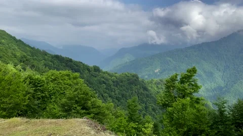 Mountains view from above Stock Footage 218436519