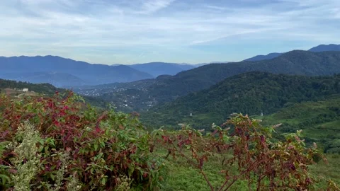 Mountains view from above Stock Footage 218437393