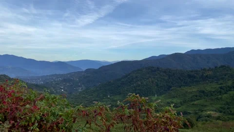 Mountains view from above Stock Footage 218437514