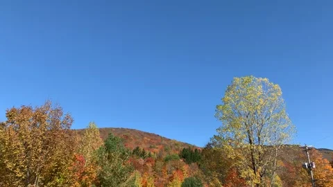 Mountains view in the autumn Stock Footage 297318086