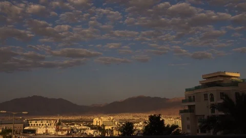 Mountains view clouds moving timelapse 스톡 동영상 119318927