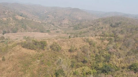 Mountains view from helicopter Stock Footage 124198746