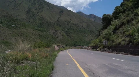 Mountains view from the Highway Stock Footage 49841203