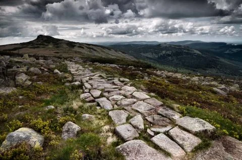 Mountains view Stock Photos