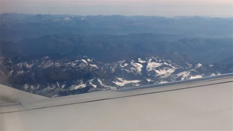 Mountains View From The Plane Stock Footage 101877181