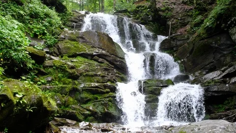 Mountains the waterfall Stock Footage 102597986