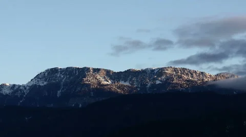 Mountains in winter Video stock 1052133