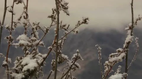 Mountains in winter Video stock 10709995