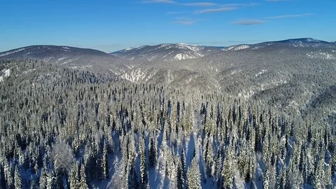 Mountains in winter Stock Footage 83261890
