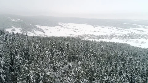 Mountains in winter Video stock 86426068