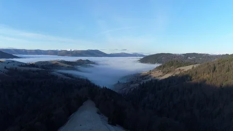 Mountains in winter Video stock 86493773