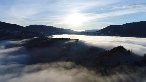 Mountains in winter Video stock 86494307