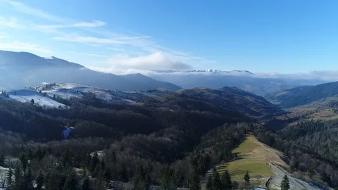 Mountains in winter Video stock 86494533