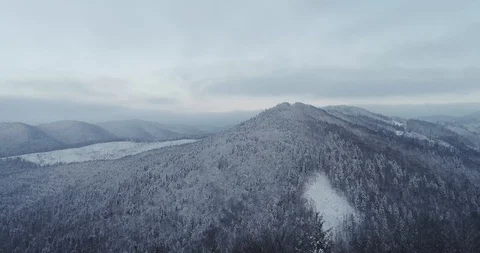 Mountains winter no sun Stock Footage 85728065