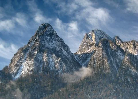 Mountains in winter Stock Photos