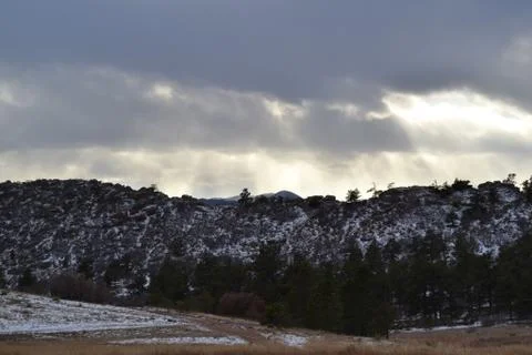 Mountains in Winter Stock Photos